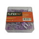 Caja con 100 Fusibles Morados Tipo Clavija Mini de 35 Ámperes Tunix