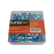 Caja con 100 Fusibles Azules Tipo Clavija Mini de 15 Ámperes Tunix