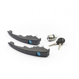 Kit de Manija de Puertas Negras y Switch de Encendido Bruck para VW Sedan, Brasilia