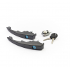 Kit de Manija de Puertas Negras y Switch de Encendido Bruck para VW Sedan, Brasilia
