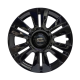 Juego De 4 Tapones De Rin 15 Negros Scuda Tipo Urvan