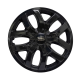 Juego De 4 Tapones De Rin 14 Negros Scuda Universal Racer 4