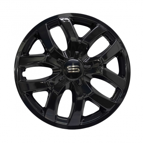 Juego De 4 Tapones De Rin 14 Negros Scuda Universal Racer 4