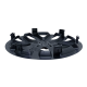Juego De 4 Tapones De Rin 14 Negros Scuda Universal Racer 4