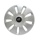 Juego De 4 Tapones De Rin 13 Grises Scuda Universal Racer 1