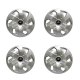 Juego De 4 Tapones De Rin 15 Grises Scuda Tipo Ibiza, Toledo