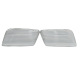 Par de Micas de Faro de Acrílico para Jetta A4