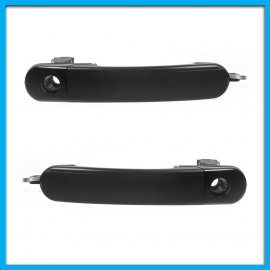 Juego de 2 Manijas Exteriores de Puertas Delanteras para Pointer G3, G4 Hushan Lisas Negras con Hoyo de Llave