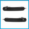 Juego de 2 Manijas Exteriores de Puertas Delanteras para Pointer G3, G4 Hushan Lisas Negras con Hoyo de Llave
