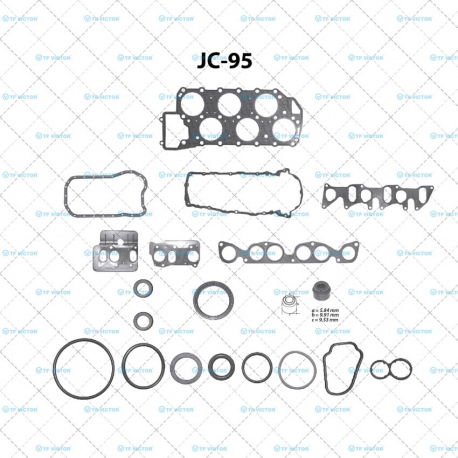 Kit de Juntas de Motor TF Victor para Corrado, Jetta Vr6