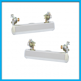 Juego de 2 Manijas Exteriores de Puertas para Datsun 720 Cromadas