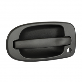 Manija Exterior de Puerta Corrediza Izquierda Corrugada Negra con Hoyo de Llave para Venture, Silhouette, Transport, Uplander