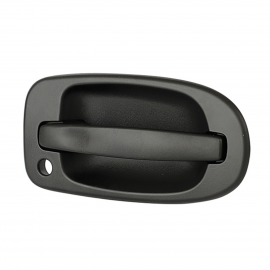 Manija Exterior de Puerta Corrediza Derecha Corrugada Negra con Hoyo de Llave para Venture, Silhouette, Transport, Uplander
