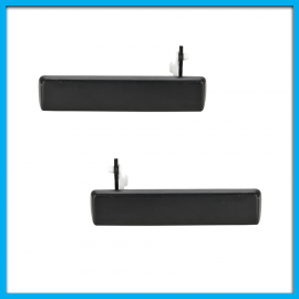 Juego de 2 Manijas Exteriores de Puertas para Camaro, Firebird, Trans Am Negras Metálicas