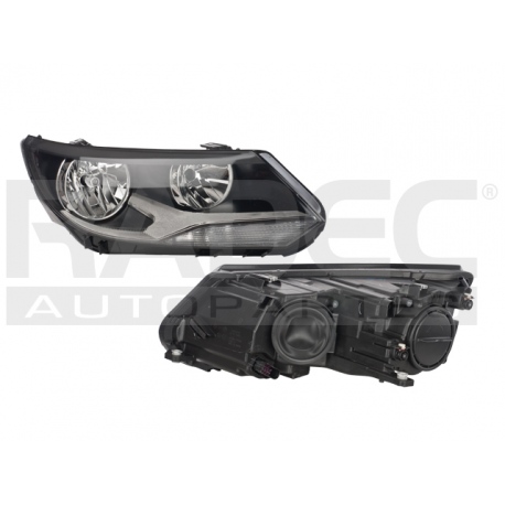 Faro Principal Electrico Derecho Con Motor Interno Depo Para Tiguan
