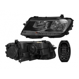 Faro Principal Izquierdo con Fondo Negro DEPO para Tiguan USA