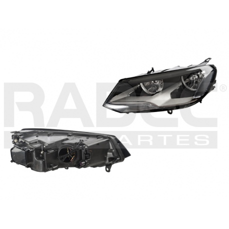 Faro Principal Electrico Izquierdo Con Motor Interno Depo Para Touareg