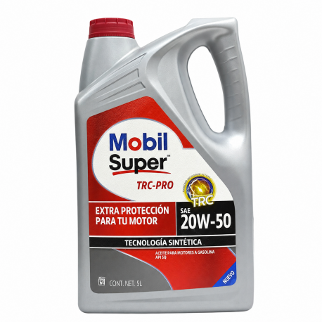 Garrafa de Aceite Multigrado Trc-Pro 20W-50 Mobil para Motores a Gasolina