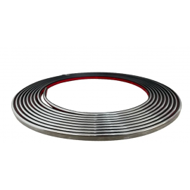 Rollo De Moldura Cromada Adherible de 7.20 mts