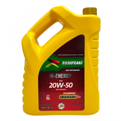 Garrafa de Aceite ROSHFRANS Ti-22 Mineral 20W-50 para Motores a Gasolina