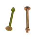 Juego de Clavos, Resortes y Cazuelas Sujetadoras de Balata de Tambor Trasero para Tsuru