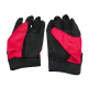 Par de Guantes Rojos Grandes para Motociclista Completos Tunix
