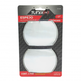 Par de Espejos Convexos Recortados de Aluminio (3”) Tunix