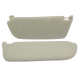 Juego de Viseras de Tela Gris con Espejos de Vanidad para Corsa, Meriva y Tornado