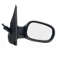 Espejo Lateral Derecho con Palanca de Ajuste Manual Negro Isaka para Platina, Clio