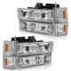 Juego de Faros Principal Cromo AutoMagic para Silverado, Suburban