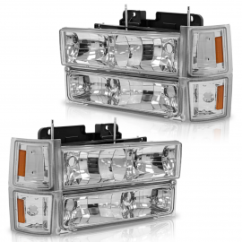 Juego de Faros Principal Cromo AutoMagic para Silverado, Suburban