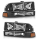 Juego de Faros Principal Negro Auto Magic para Blazer, S10