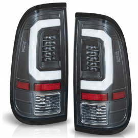 Juego de Calaveras Trasera LED Negras Auto Magic para F150 Lobo