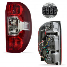 Calavera Trasera Derecha con Arnés y Focos Auto Magic para S10 Max Doble Cabina