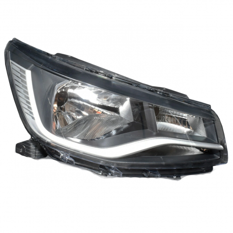 Faro Principal Derecho con Filo Plateado Auto Magic para Saveiro Robust