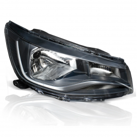 Faro Principal Derecho con Filo Negro Auto Magic para Saveiro Robust