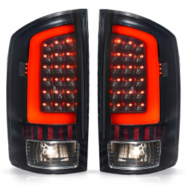 Juego de Calaveras Negra con Luz LED Auto Magic para RAM 1500, 2500