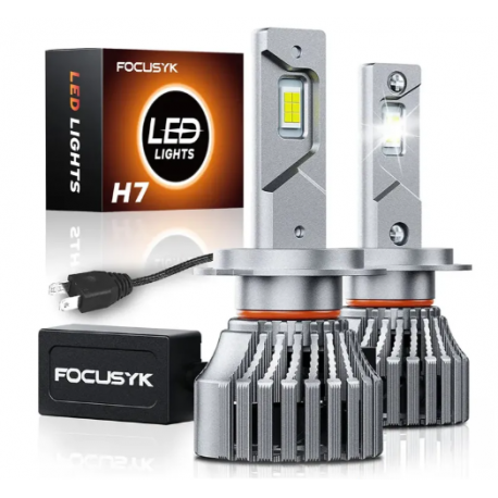 Par de Focos H7 con 2 Caras LED de 28000 Lúmenes