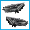 Juego de 2 Faros Principales para Jetta A4 Clásico Auto Magic Negros