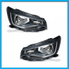 Juego de 2 Faros Principales para Saveiro Robust Auto Magic con Filo Negro