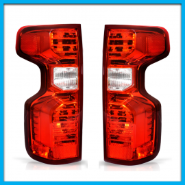 Juego de 2 Calaveras para Silverado 1500, Silverado 2500 Auto Magic sin Focos