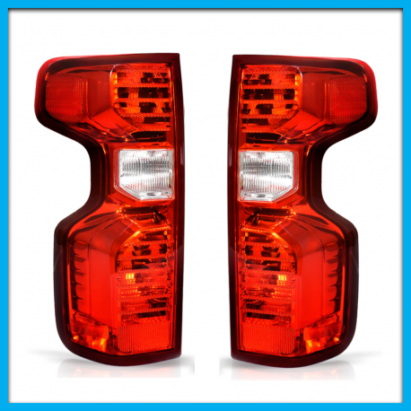 Juego de 2 Calaveras para Silverado 1500, Silverado 2500 Auto Magic sin Focos