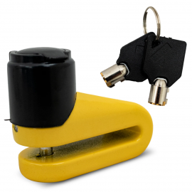 Candado de Seguridad Amarillo de Motocicleta Auto Magic Universal