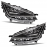 Juego de Faros Principal con Balastros de Luz LED Auto Magic para Ibiza Mk6