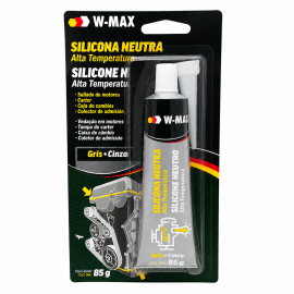 Silicón Automotriz Gris W-Max Resistente a Altas Temperaturas