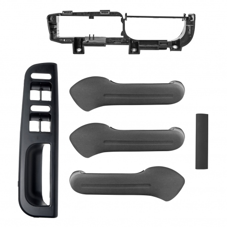 Kit de Manija Interior Negra Lisa para Jetta A4