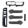 Kit de Manija Interior Negra Lisa para Jetta A4
