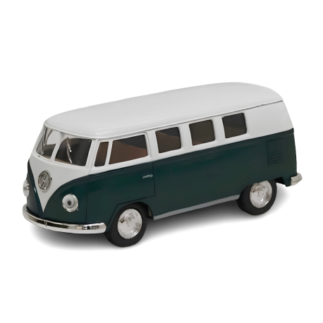 Vehículo de Fricción Modelo Combi Color Verde de 13cm