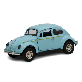 Vehículo de Fricción Modelo Sedan Color Azul Cielo de 10cm
