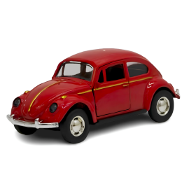 Vehículo de Fricción Modelo Sedan Color Rojo de 10cm